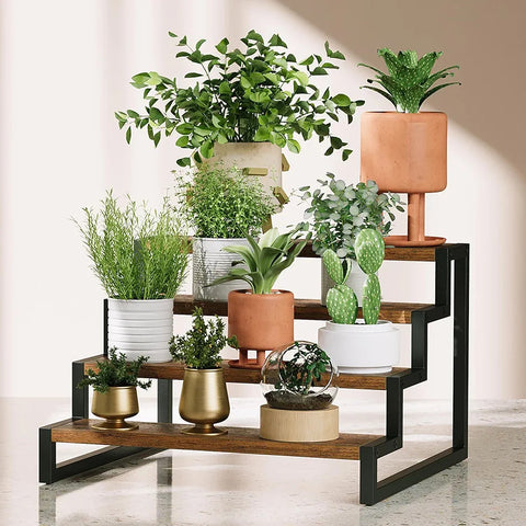 3 & 4 Layer Wooden Shelf Rack