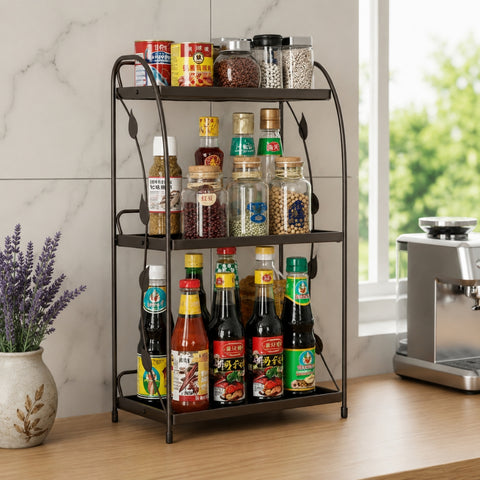 Luxury Premium Quality Foldable 3-Tier Multipurpose Rack