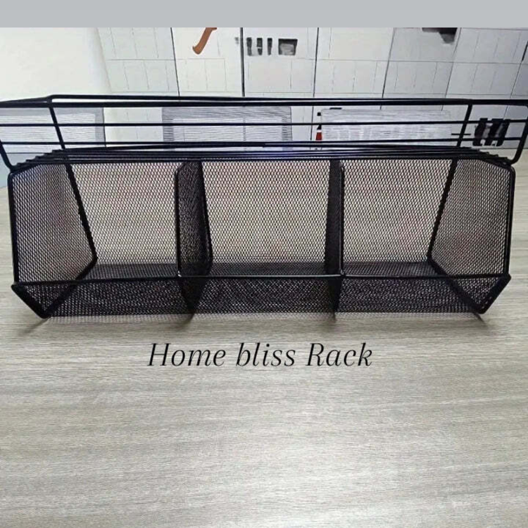 Self Adhesive Basket With Attached Spice Rack