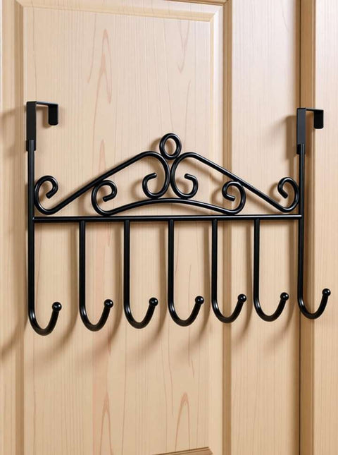 Door Hanging Rack with 7 Hoos