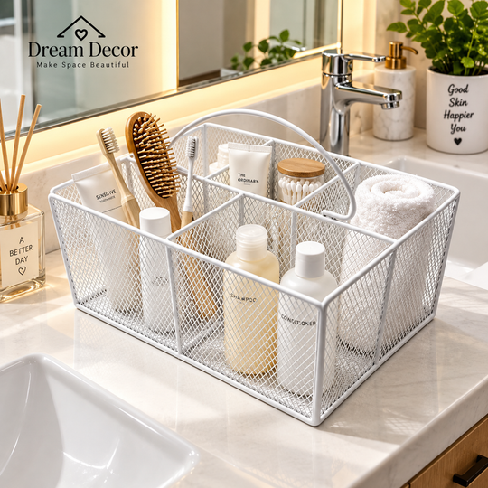 Multipurpose -Compartment Bathroom & Vanity Organizer