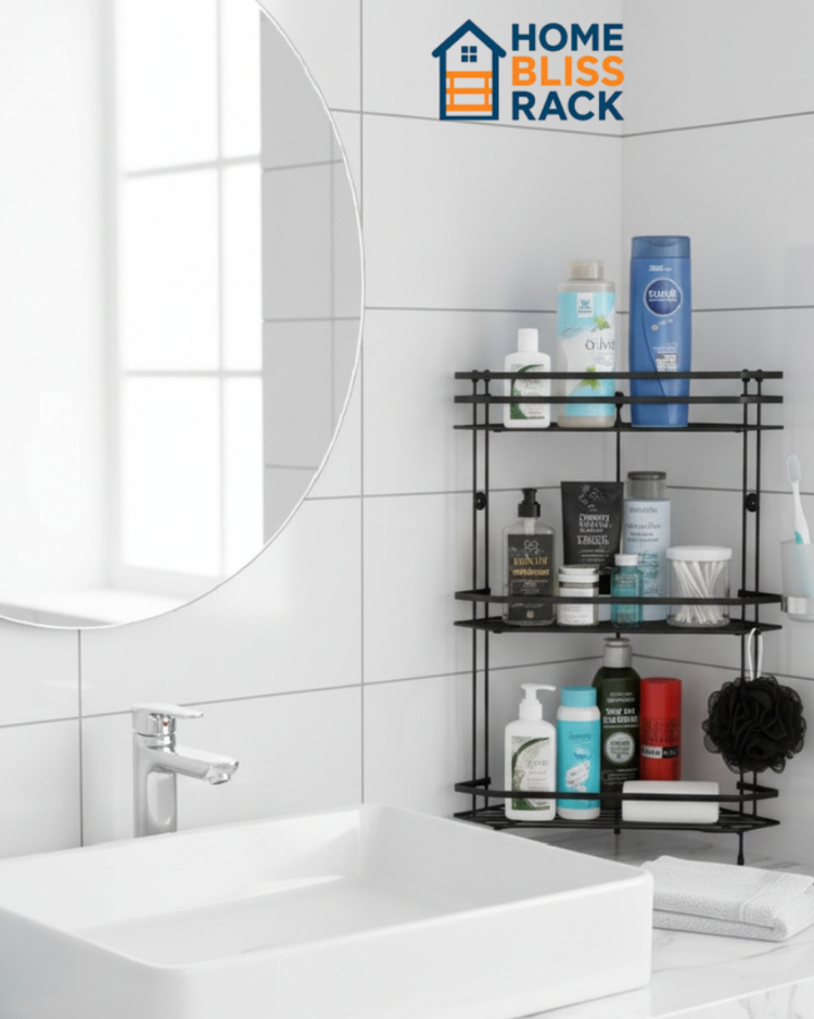 3 Tier Corner Shelf ( Rust Free )