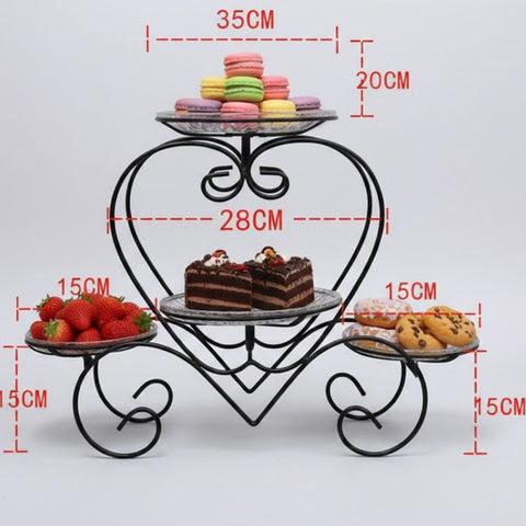 Dish Serving Rack
