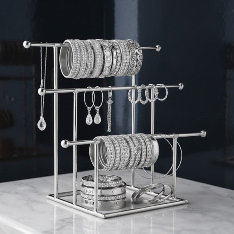 Metal Bangle & Jewelry Organizer Stand