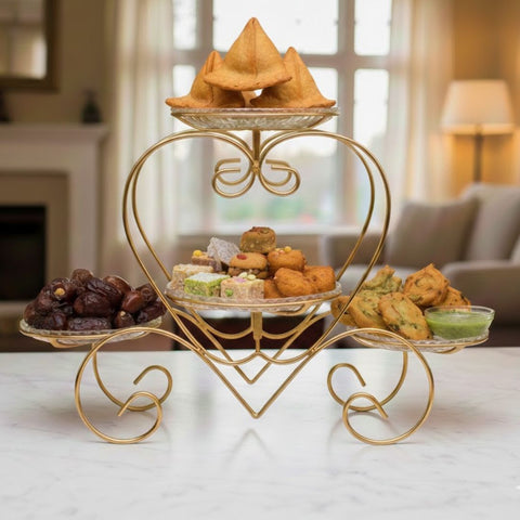 Dish Serving Rack