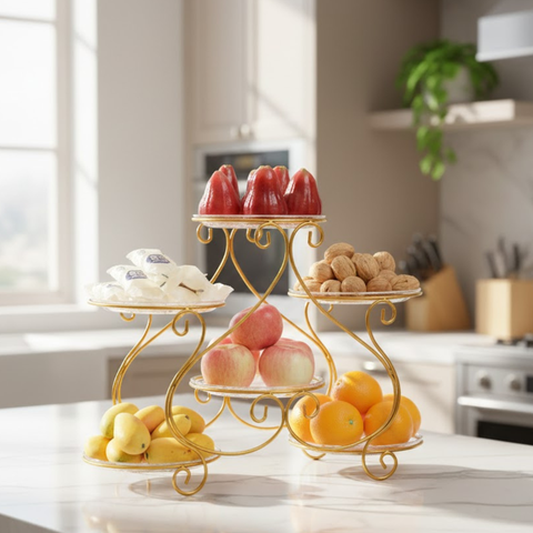 Dish Serving Rack