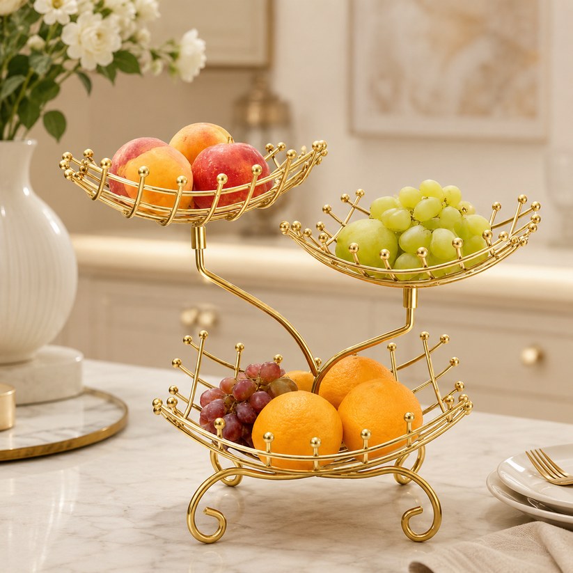 3 Layer Fruit Serving Basket