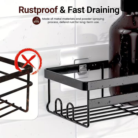 Pack of 2 Bathroom Shelves