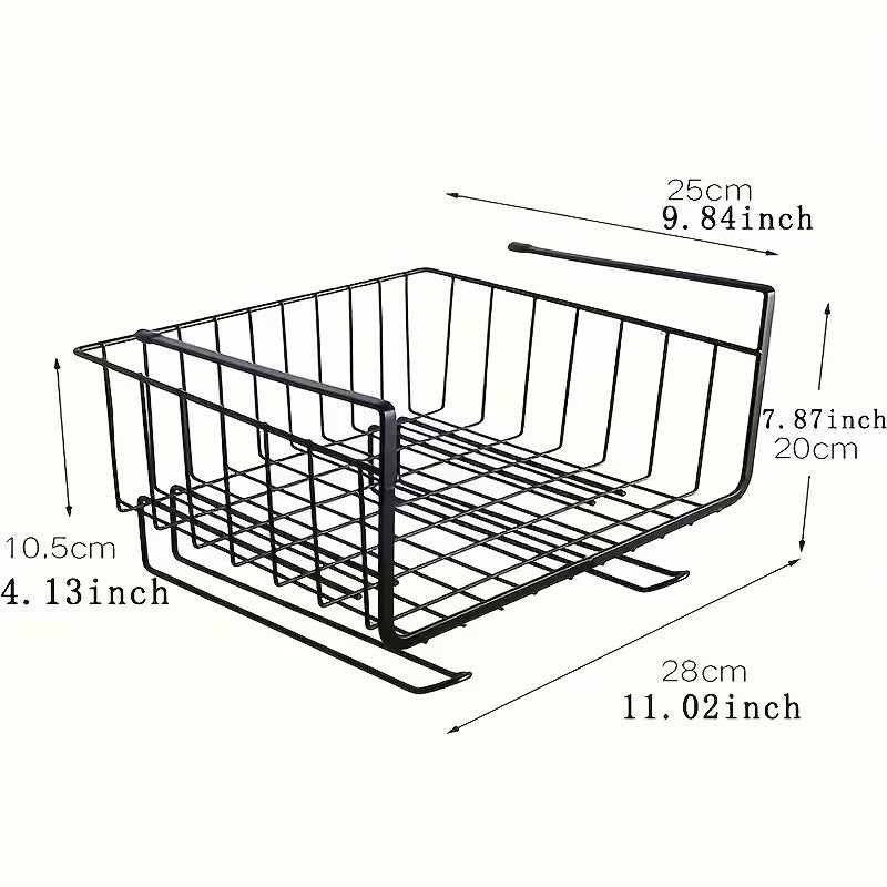 1 pc Under Shelf Basket