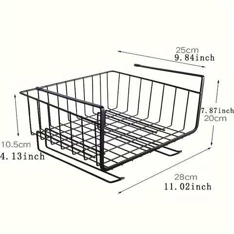 1 pc Under Shelf Basket