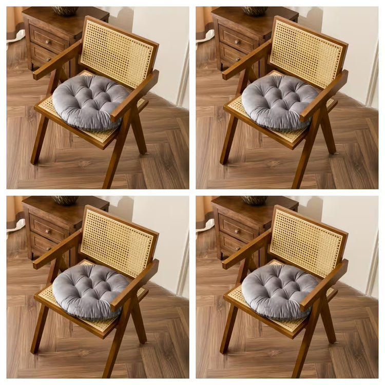 2 Pc Velvet Floor Cushions