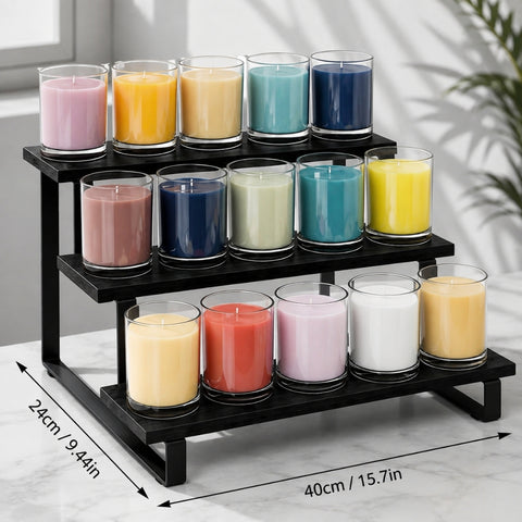3 Layer Wooden Shelf Rack