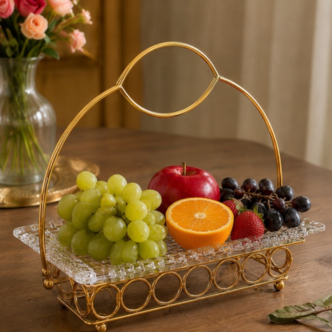 Luxury Serving Tray With Handle