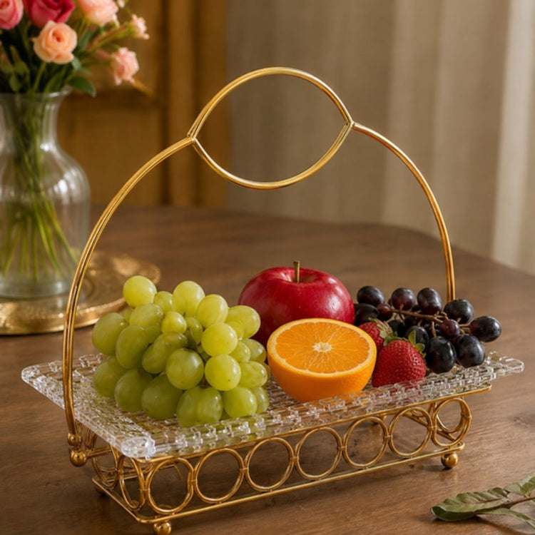 Luxury Serving Tray With Handle
