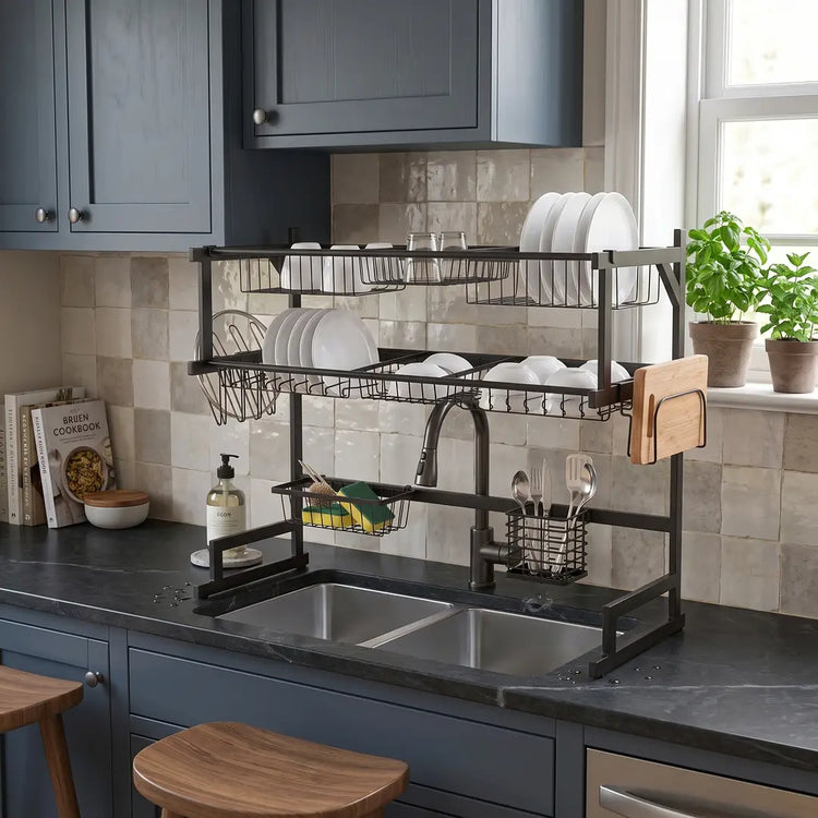 Double Tier Over Sink Rack