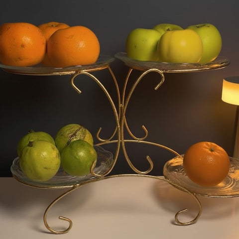 Dish Serving Rack