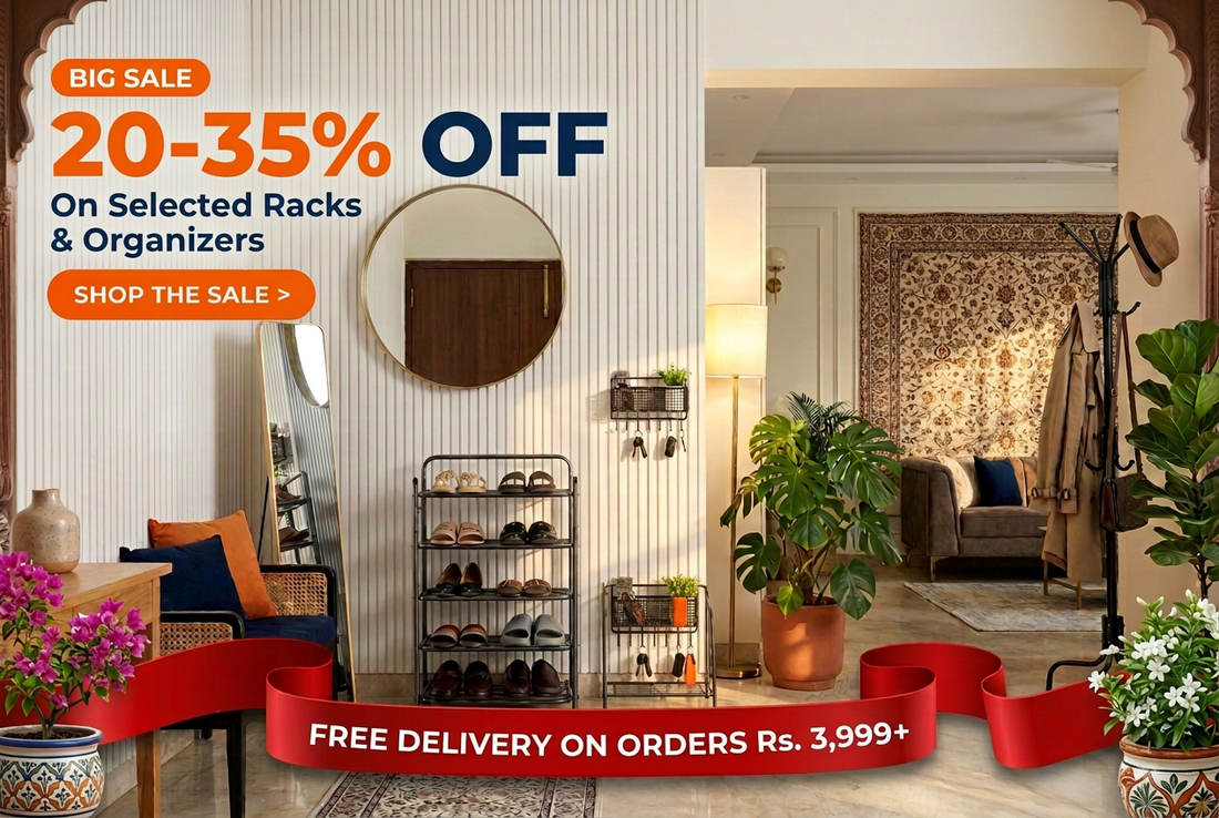 Big Sale 20–35% Off On selected racks and organizers